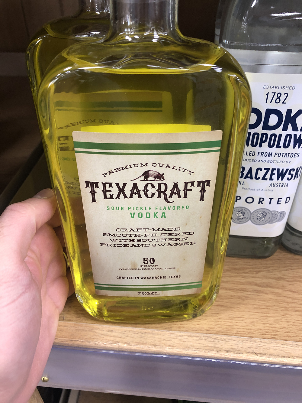 Sour Pickle Flavored Vodka